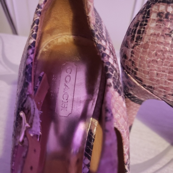 authentic coach opentoe heels - Picture 3 of 3